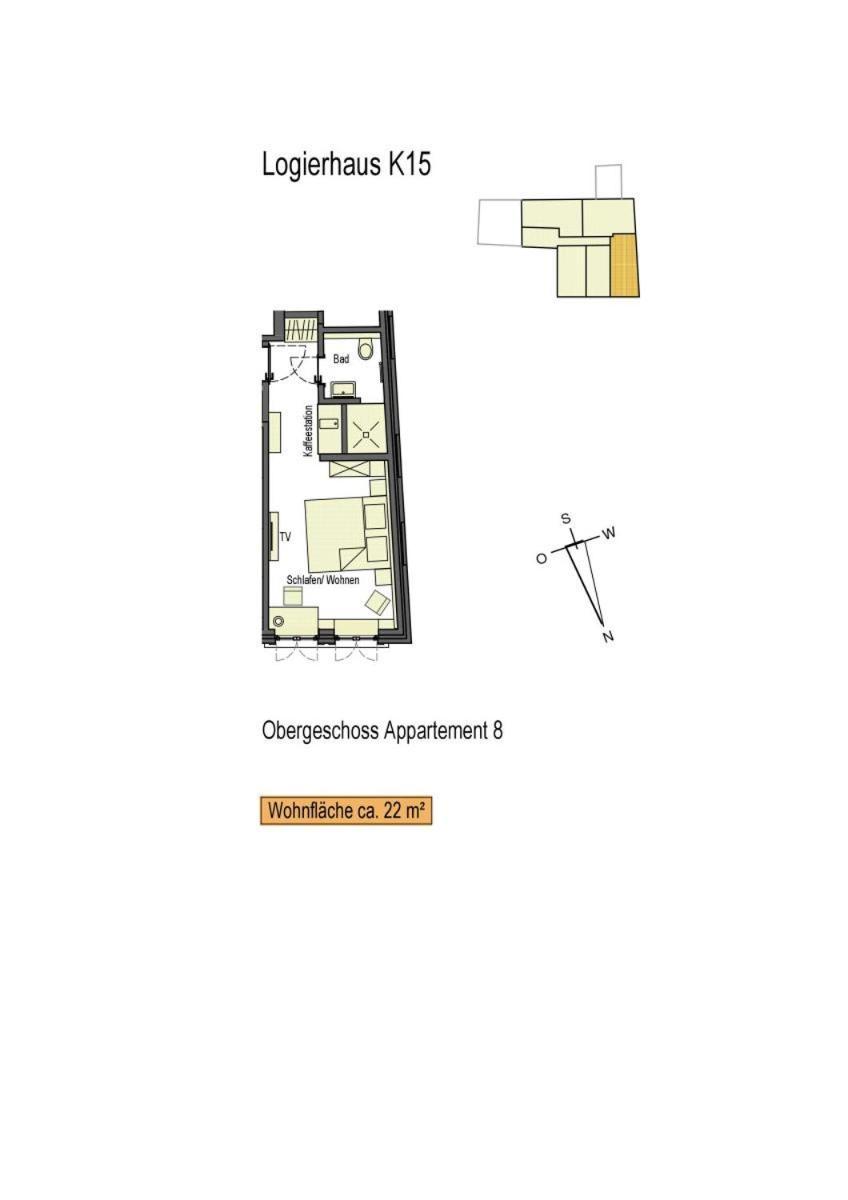 Logierhaus K15 Appartement 8 Borkum Eksteriør billede